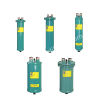 Oil separator  for refrigeration systems condensing unit separator